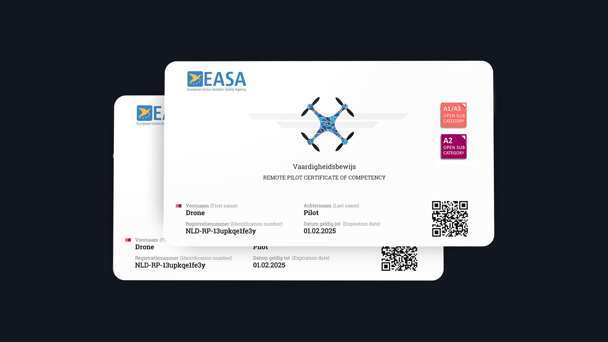 EU Drone License (A1-A3 and A2, including exams) • Drone Class