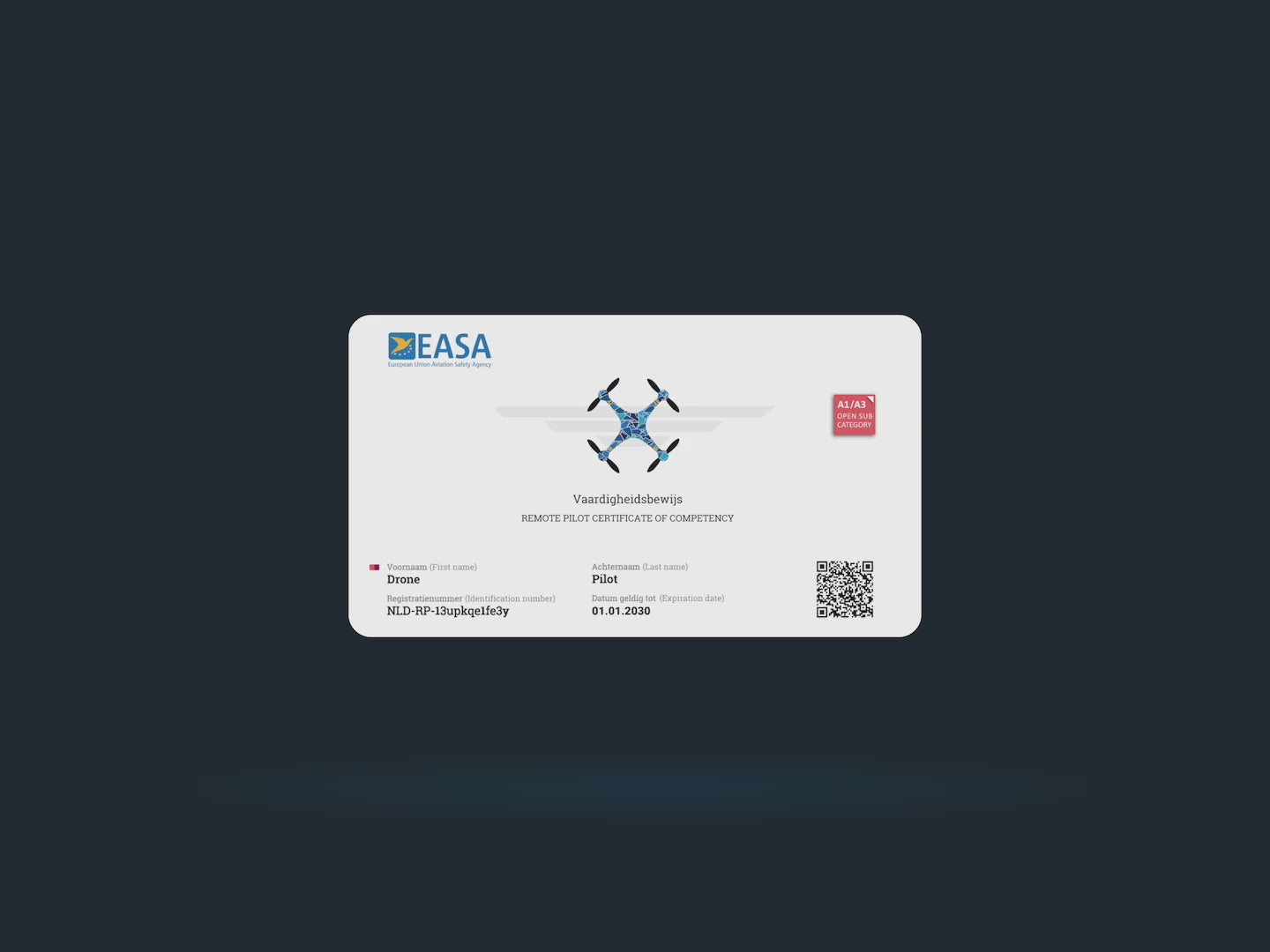 Drone License (start)